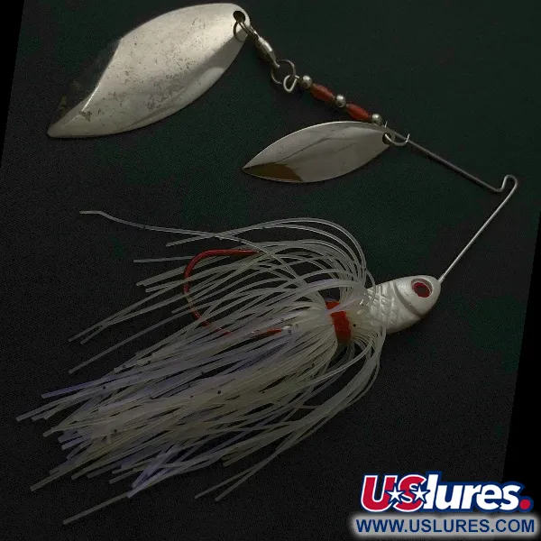 Strike King Red Eyed, 21g, blanc et argent, Spinnerbait #23566