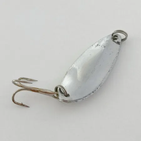 Glen L Evans Shag Spoon, 7g, Nickel/Vert, Cuillère ondulante #23578