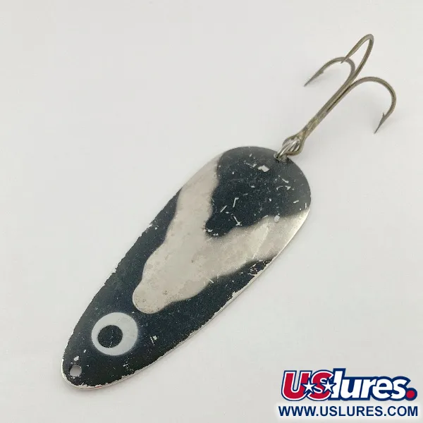 Lindy / Little Joe Lindy Gator, 45g, Nickel/Noir, Cuillère Ondulante #23585