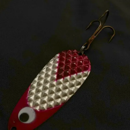 Lindy / Little Joe Lindy Gator, 2 oz rouge/blanc/nickel, cuillère ondulante #23586