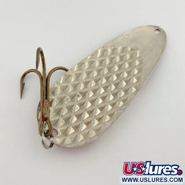 Lindy / Little Joe Lindy Gator, 2 oz rouge/blanc/nickel, cuillère ondulante #23586