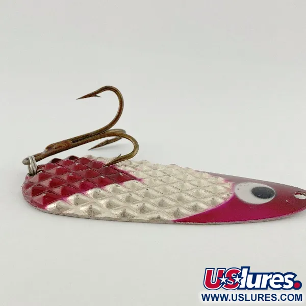 Lindy / Little Joe Lindy Gator, 2 oz rouge/blanc/nickel, cuillère ondulante #23586
