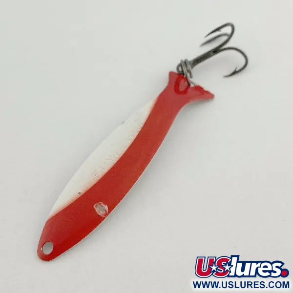 Worth Fly Rod Demon, 2,5g, Nickel/Rouge/Blanc, Cuillère #23595