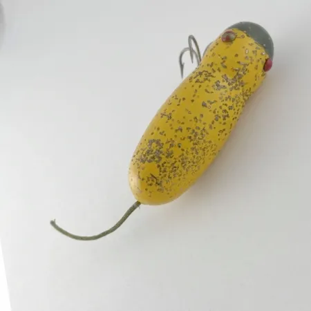 Horrocks Ibbotson HICO Mouse, 14g jaune, yeux métalliques, leurre vintage #23623