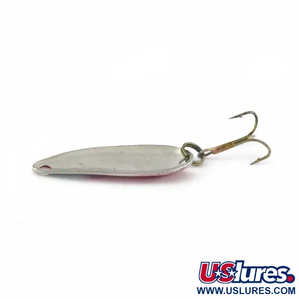 Kmart Spoon, 6g, Nickel/Rouge, Cuillère ondulante #23660