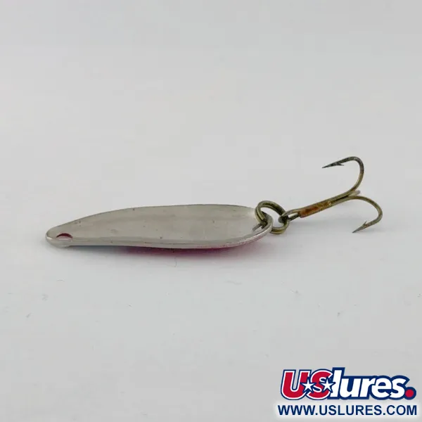 Kmart Spoon, 6g, Nickel/Rouge, Cuillère ondulante #23660