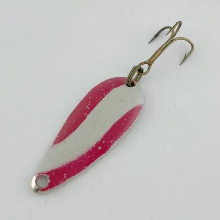 Kmart Spoon, 6g, Nickel/Rouge, Cuillère ondulante #23660