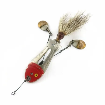 Pflueger ZAM, 14g, Nickel/Rouge, Cuillère #23672