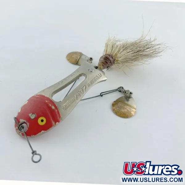 Pflueger ZAM, 14g, Nickel/Rouge, Cuillère #23672