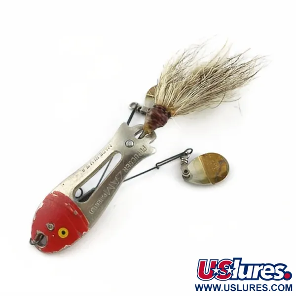 Pflueger ZAM, 14g, Nickel/Rouge, Cuillère #23672