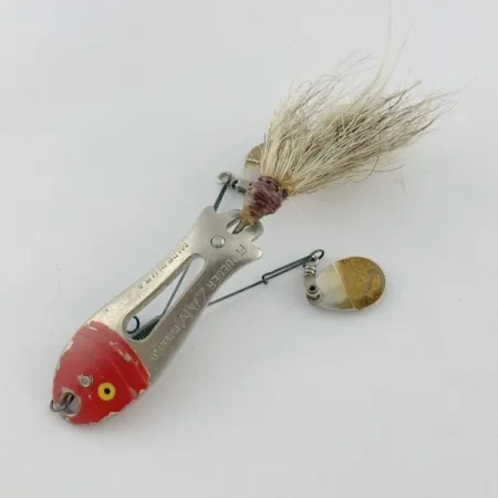 Pflueger ZAM, 14g, Nickel/Rouge, Cuillère #23672