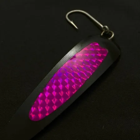 Luhr Jensen Flutter Spoon 38, 10g Noir/Rose, Cuiller Ondulante #23686