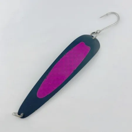 Luhr Jensen Flutter Spoon 38, 10g Noir/Rose, Cuiller Ondulante #23686