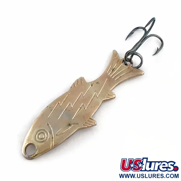 Atlantic Lures Golden Wobble-Fish, cuivre, 5g, cuillère ondulante #23698