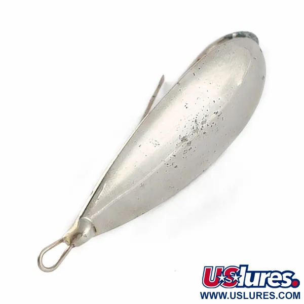 Luhr Jensen Silver Spoon, 14g Nickel, Cuillère Anti-Herbe #23702