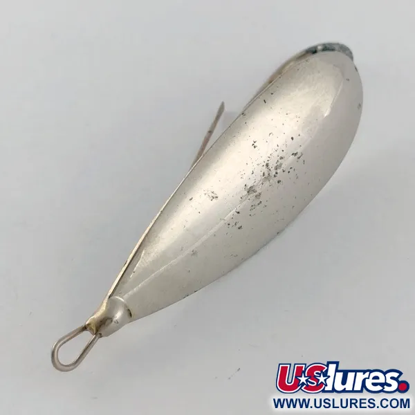 Luhr Jensen Silver Spoon, 14g Nickel, Cuillère Anti-Herbe #23702