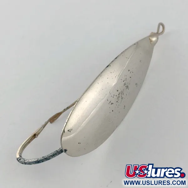 Luhr Jensen Silver Spoon, 14g Nickel, Cuillère Anti-Herbe #23702