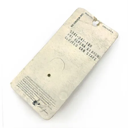 Luhr Jensen Alpena Diamond, 7g, Glo-Flo Green stripe, Cuillère ondulante #23708