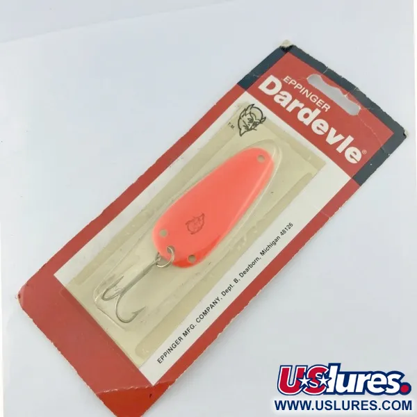 Eppinger Dardevle Sagamore JT Buel, Rose vif, 7g, Cuillère ondulante #23712