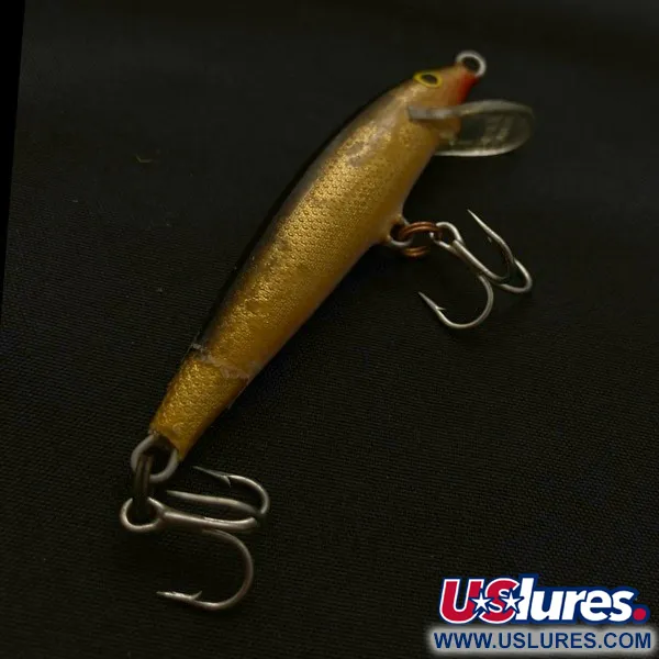 Rapala Original Floater F7, 4g Doré, Poisson Nageur Flottant #23730