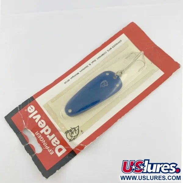 Dardevle Sagamore JT Buel, 1/4 oz bleu, cuillère #23733