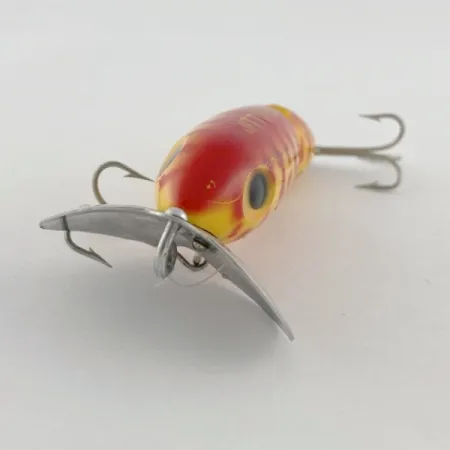 Fred Arbogast Jitterbug Jointed, 10g, Jaune Tigre Rouge, Leurre de Surface #23752