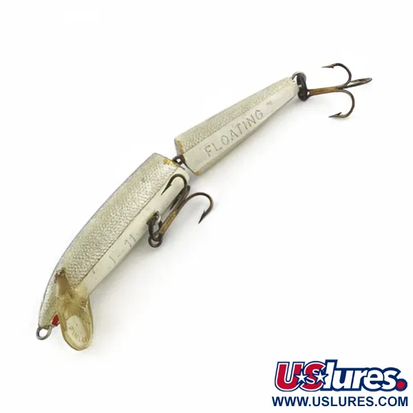 Rapala Jointed J11, Argent (S), 7g, Poisson nageur articulé #23755
