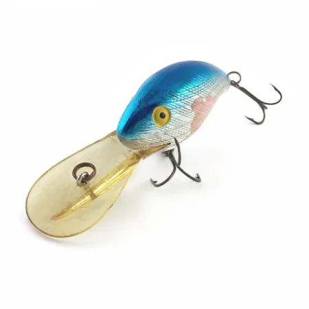 Rebel Deep Maxi R, 28g, Argent/Bleu, Crankbait Grande Profondeur #23759