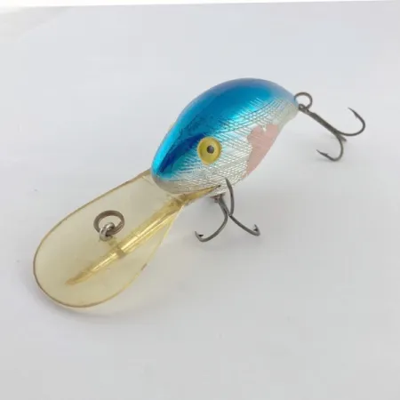 Rebel Deep Maxi R, 28g, Argent/Bleu, Crankbait Grande Profondeur #23759