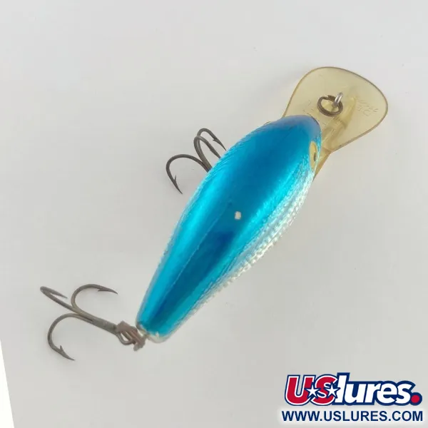 Rebel Deep Maxi R, 28g, Argent/Bleu, Crankbait Grande Profondeur #23759