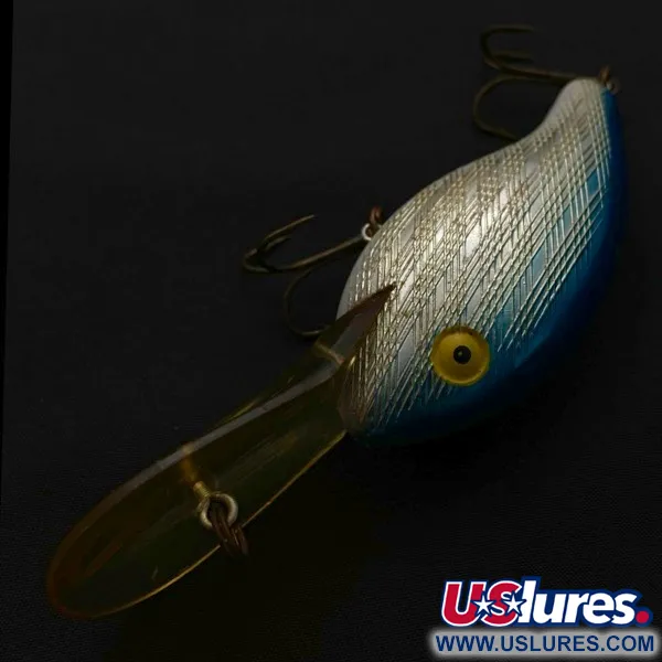 Rebel Deep Maxi R, 28g, Argent/Bleu, Crankbait Grande Profondeur #23759