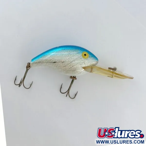 Rebel Deep Maxi R, 28g, Argent/Bleu, Crankbait Grande Profondeur #23759