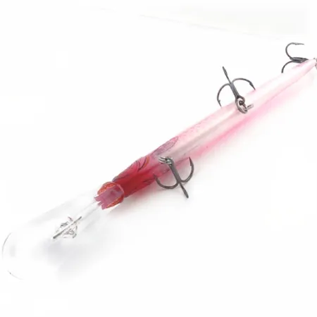 Rapala Down Deep Husky Jerk DHJ12, 14g, Rose/Tête Rouge, Poisson-nageur #23773