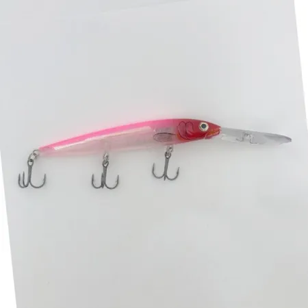 Rapala Down Deep Husky Jerk DHJ12, 14g, Rose/Tête Rouge, Poisson-nageur #23773