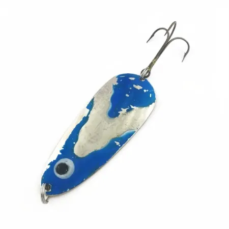 Lindy Gator, Nickel/Bleu, 45g, Cuillère Ondulante #23799