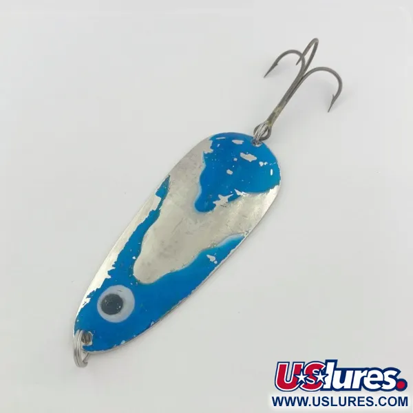 Lindy Gator, Nickel/Bleu, 45g, Cuillère Ondulante #23799