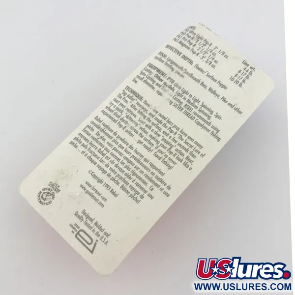 Rebel POP-R Excalibur, Bass, 7g, Leurre de Surface #23804