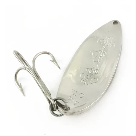 Seneca Little Cleo (Hula Girl), 21g nickel/vert, cuillère ondulante #23830