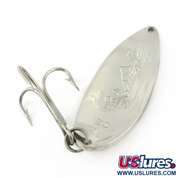 Seneca Little Cleo (Hula Girl), 21g nickel/vert, cuillère ondulante #23830