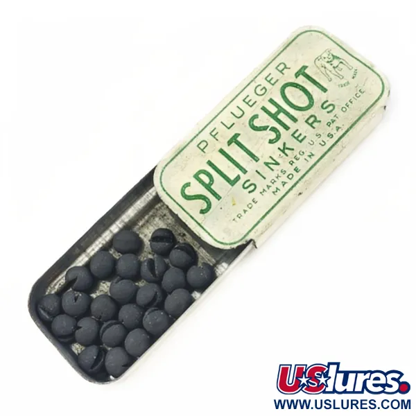 Pflueger Split Shot Sinkers, Plombs Fendus, Pêche #23833