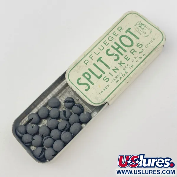 Pflueger Split Shot Sinkers, Plombs Fendus, Pêche #23833