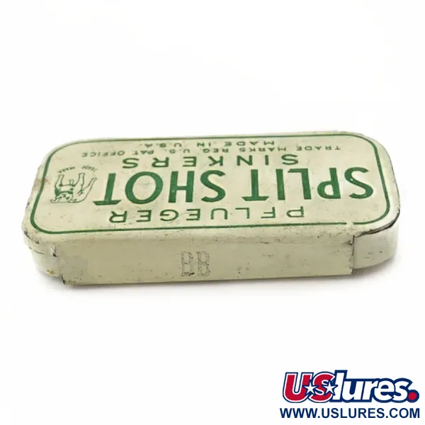 Pflueger Split Shot Sinkers, Plombs Fendus Vintage, Lestage #23834