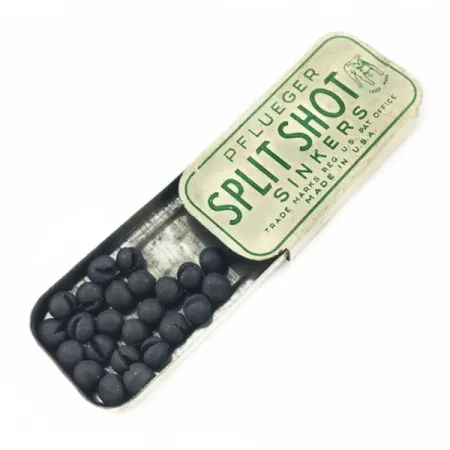 Pflueger Split Shot Sinkers, Plombs Fendus Vintage, Lestage #23834