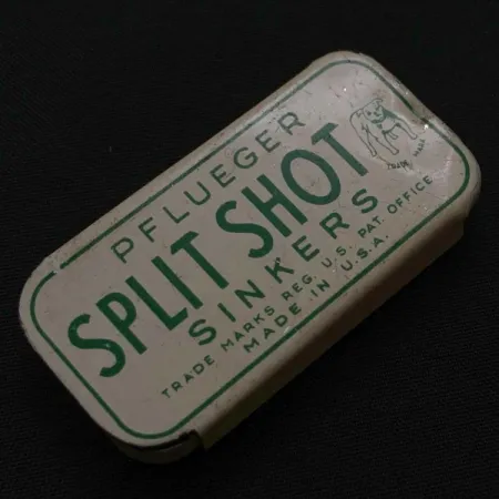 Pflueger Split Shot Sinkers, Plombs Fendus Vintage, Lestage #23834