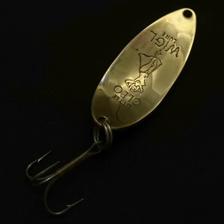 Seneca Little Cleo (Hula Girl), 14g nickel/or, cuillère ondulante #23840