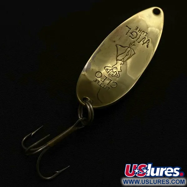 Seneca Little Cleo (Hula Girl), 14g nickel/or, cuillère ondulante #23840