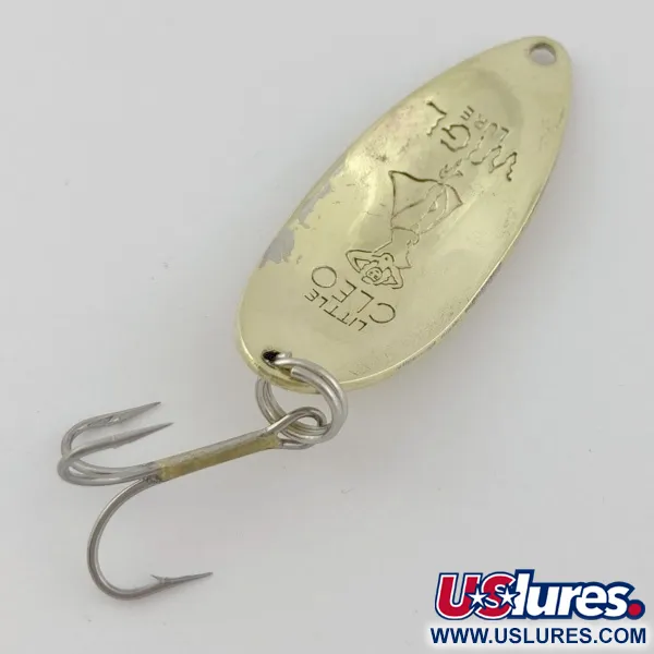 Seneca Little Cleo (Hula Girl), 14g nickel/or, cuillère ondulante #23840