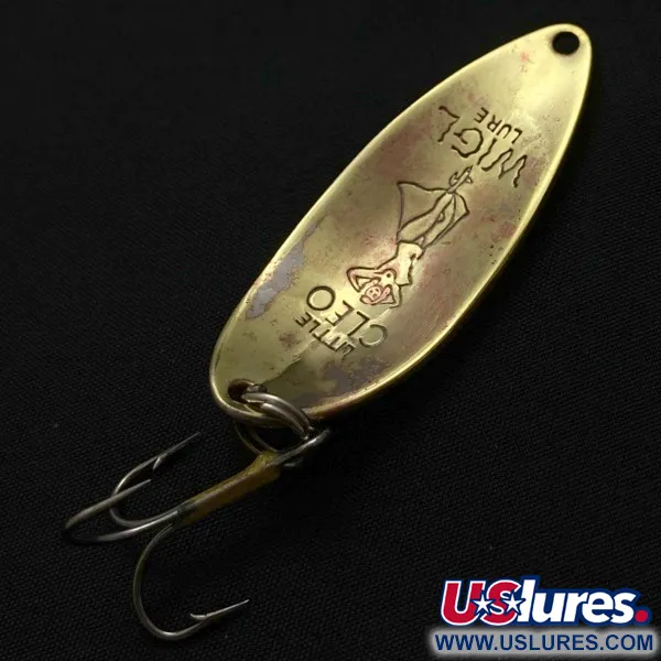 Seneca Little Cleo (Hula Girl), Nickel/Or, 14g, Cuillère ondulante #23864