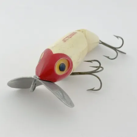 Fred Arbogast Jitterbug Jointed, 14g Tête Rouge, Leurre de Surface #23869