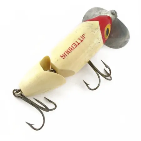 Fred Arbogast Jitterbug Jointed, 14g Tête Rouge, Leurre de Surface #23869